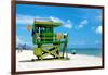 Life Guard Station - South Beach - Miami - Florida - United States-Philippe Hugonnard-Framed Photographic Print