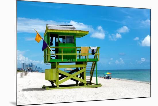 Life Guard Station - South Beach - Miami - Florida - United States-Philippe Hugonnard-Mounted Photographic Print