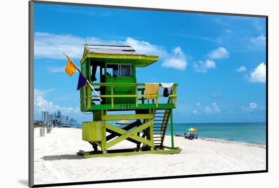 Life Guard Station - South Beach - Miami - Florida - United States-Philippe Hugonnard-Mounted Photographic Print