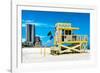 Life Guard Station - South Beach - Miami - Florida - United States-Philippe Hugonnard-Framed Photographic Print