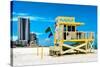 Life Guard Station - South Beach - Miami - Florida - United States-Philippe Hugonnard-Stretched Canvas