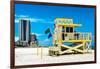 Life Guard Station - South Beach - Miami - Florida - United States-Philippe Hugonnard-Framed Photographic Print