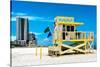 Life Guard Station - South Beach - Miami - Florida - United States-Philippe Hugonnard-Stretched Canvas