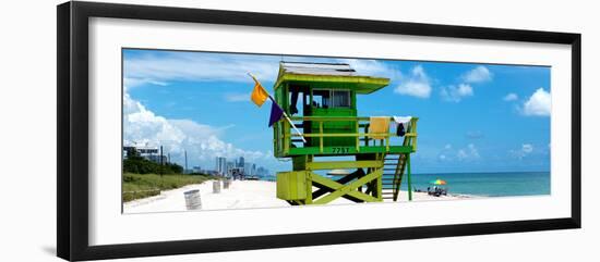 Life Guard Station - South Beach - Miami - Florida - United States-Philippe Hugonnard-Framed Photographic Print