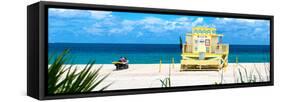 Life Guard Station - South Beach - Miami - Florida - United States-Philippe Hugonnard-Framed Stretched Canvas