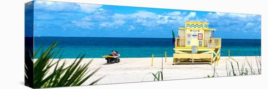 Life Guard Station - South Beach - Miami - Florida - United States-Philippe Hugonnard-Stretched Canvas