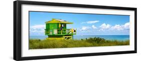 Life Guard Station - South Beach - Miami - Florida - United States-Philippe Hugonnard-Framed Photographic Print