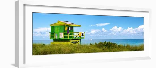 Life Guard Station - South Beach - Miami - Florida - United States-Philippe Hugonnard-Framed Photographic Print