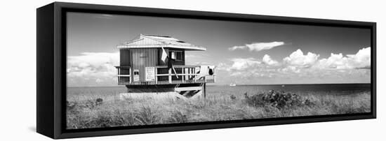 Life Guard Station - South Beach - Miami - Florida - United States-Philippe Hugonnard-Framed Stretched Canvas