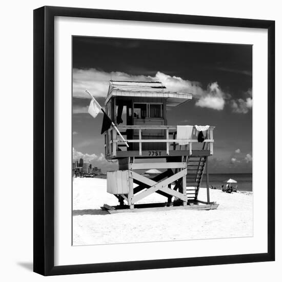 Life Guard Station - South Beach - Miami - Florida - United States-Philippe Hugonnard-Framed Premium Photographic Print