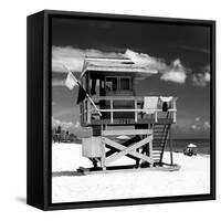 Life Guard Station - South Beach - Miami - Florida - United States-Philippe Hugonnard-Framed Stretched Canvas