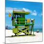 Life Guard Station - South Beach - Miami - Florida - United States-Philippe Hugonnard-Mounted Photographic Print