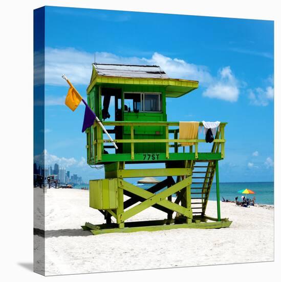 Life Guard Station - South Beach - Miami - Florida - United States-Philippe Hugonnard-Stretched Canvas