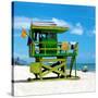 Life Guard Station - South Beach - Miami - Florida - United States-Philippe Hugonnard-Stretched Canvas