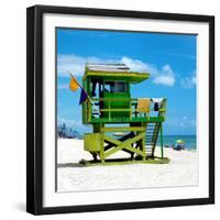 Life Guard Station - South Beach - Miami - Florida - United States-Philippe Hugonnard-Framed Photographic Print