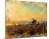 Life Guard Station, Venice Beach, California-Nicolas Hugo-Mounted Giclee Print