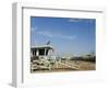 Life Guard Watch Tower, Santa Monica Beach, Los Angeles, California, USA-Kober Christian-Framed Photographic Print