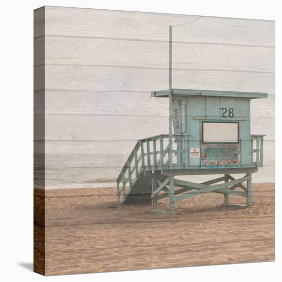 Life Guard White Wash-Susan Bryant-Stretched Canvas