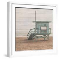 Life Guard White Wash-Susan Bryant-Framed Photographic Print