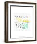 Life Hands You Lemons - Wink Designs Contemporary Print-Michelle Lancaster-Framed Art Print