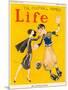 Life, Her Tackling Dummy, 1924-null-Mounted Art Print