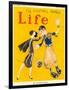 Life, Her Tackling Dummy, 1924-null-Framed Art Print