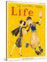 Life, Her Tackling Dummy, 1924-null-Stretched Canvas