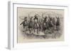 Life in a Mexican Cowboys' Camp on the Prairies, the Cowboys' Race-John Charlton-Framed Giclee Print