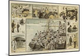 Life in a Training-Ship, Sketches on Board H M S Boscawen-null-Mounted Giclee Print