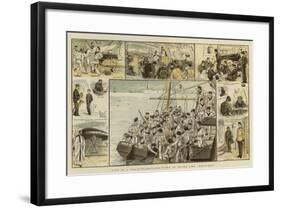 Life in a Training-Ship, Sketches on Board H M S Boscawen-null-Framed Giclee Print