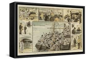 Life in a Training-Ship, Sketches on Board H M S Boscawen-null-Framed Stretched Canvas