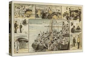 Life in a Training-Ship, Sketches on Board H M S Boscawen-null-Stretched Canvas