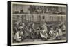 Life in British Burmah, a Native Puppet-Show-null-Framed Stretched Canvas