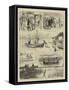 Life in British Columbia-William Ralston-Framed Stretched Canvas