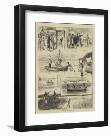 Life in British Columbia-William Ralston-Framed Premium Giclee Print