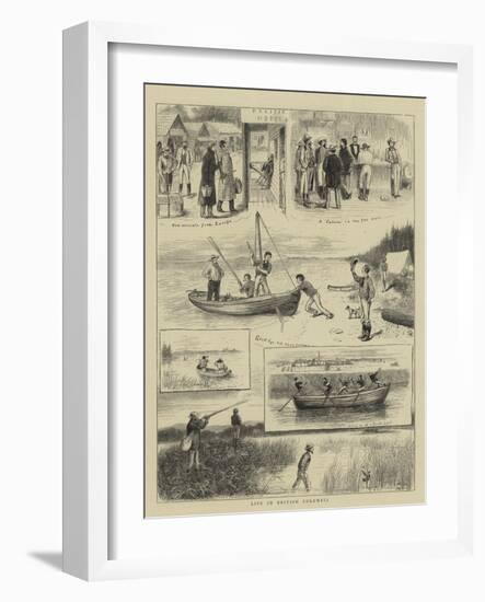 Life in British Columbia-William Ralston-Framed Giclee Print