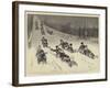 Life in Canada, the Earl and Countess of Dufferin at a Tobogganing Party at Ottawa-John Charles Dollman-Framed Giclee Print