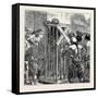 Life in China: Death in the Cage-null-Framed Stretched Canvas