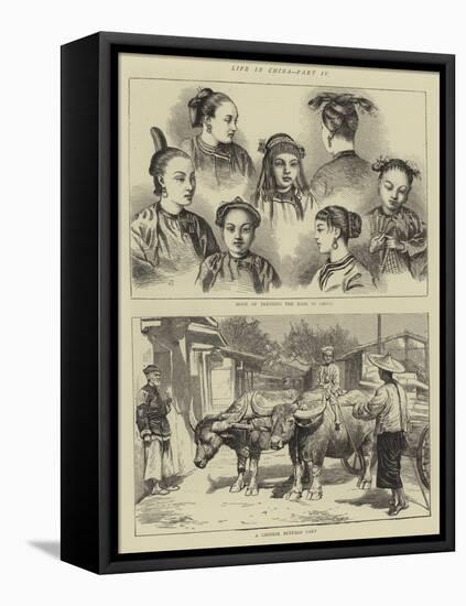 Life in China, Part IV-Alfred Chantrey Corbould-Framed Stretched Canvas