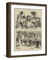 Life in China, Part IV-Alfred Chantrey Corbould-Framed Giclee Print