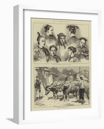 Life in China, Part IV-Alfred Chantrey Corbould-Framed Giclee Print