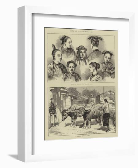 Life in China, Part IV-Alfred Chantrey Corbould-Framed Giclee Print