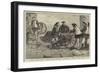 Life in China, Part Xv, Chinese Officer Inspecting a Mitrailleuse, a Scene in Nankin Arsenal-null-Framed Giclee Print