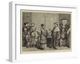 Life in China, V, a Wedding Ceremony-William III Bromley-Framed Giclee Print