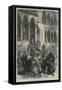 Life in Constantinople, Moslems Leaving the Mosque-null-Framed Stretched Canvas