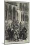 Life in Constantinople, Moslems Leaving the Mosque-null-Mounted Giclee Print