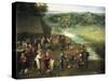 Life in Countryside-Jan Brueghel the Elder-Stretched Canvas