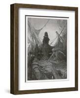 Life-In-Death Dices with Death Himself to Decide the Fate of the Sailors-Gustave Dor?-Framed Photographic Print