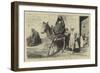 Life in Egypt, an Arab Lady and Her Steed, Cairo-Godefroy Durand-Framed Giclee Print