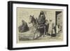 Life in Egypt, an Arab Lady and Her Steed, Cairo-Godefroy Durand-Framed Giclee Print